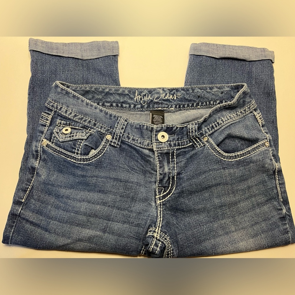 Ariya Jean Capris Juniors Sz 7/8